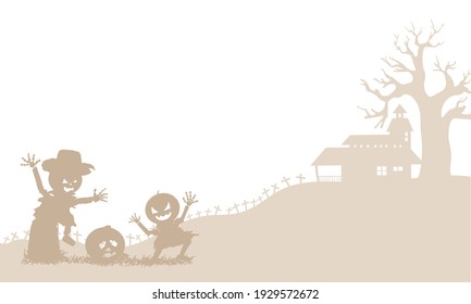 Ghost set. Spooky halloween silhouette. Horror costume. Creepy character, mystery shape. Vector illustration in cartoon style
