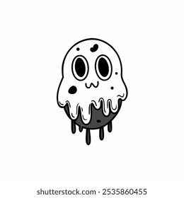 Ghost Shaped BOO Easy Art