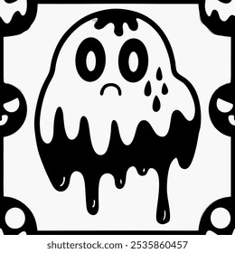 Ghost Shaped BOO Easy Art