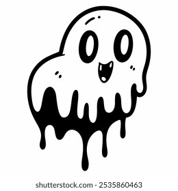 Ghost Shaped BOO Easy Art