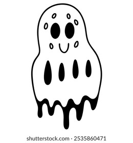 Ghost Shaped BOO Easy Art