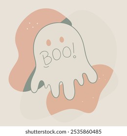 Ghost Shaped BOO Easy Art