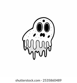 Ghost Shaped BOO Easy Art