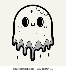 Ghost Shaped BOO Easy Art