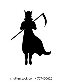 Ghost silhouette isolated vector