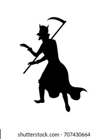 Ghost silhouette isolated vector