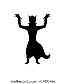 Ghost silhouette isolated vector