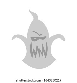 ghost simple illustration vector clip art
