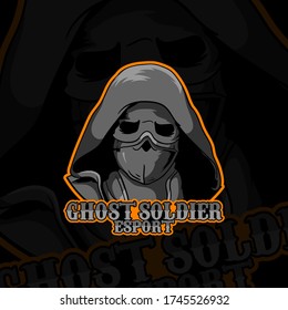 logo de apoyo a soldado fantasma para su equipo