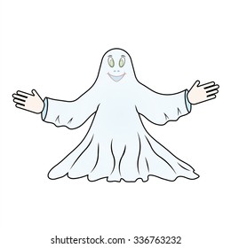 Ghost Specter Phantom Apparition Wraith Spook Stock Vector (Royalty ...