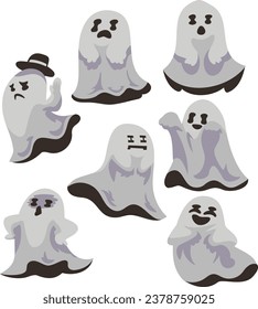 ghost spirit is joyful in halloween festival