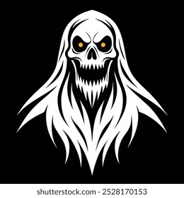 Ghost: Spooky and Mysterious Spirit Illustration for Halloween and Horror Designs