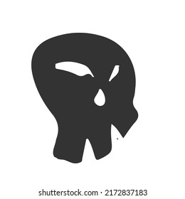 ghost symbol logo design picture