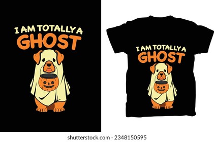 Ghost t shirt design, halloween design