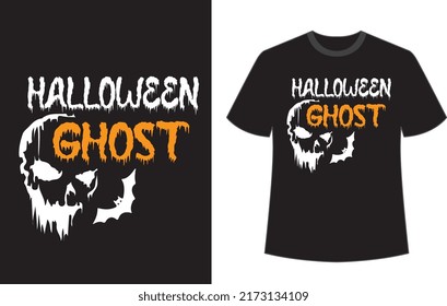 Ghost t shirt design vector file.