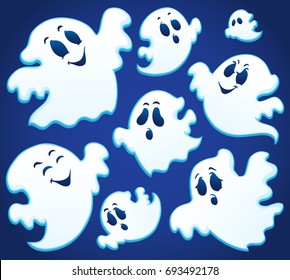 Imagen temática fantasma 1 - ilustración vectorial eps10.