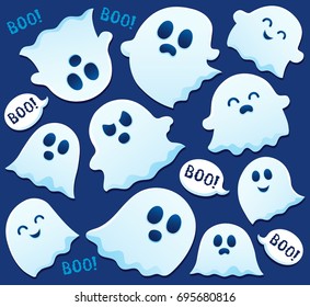 Imagen de la temática fantasma 3 - ilustración vectorial eps10.