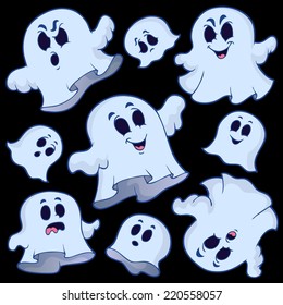 Ghost topic image 6 - eps10 vector illustration.