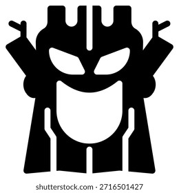 Ghost tree Icon in Glyph Style