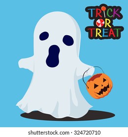 ghost, trick or treat candy, halloween character