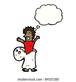 ghost trick or treat costume cartoon