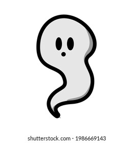 Ghost V2 Streetwear and Edgy Logos, in Sky Light Grey, New Style, Commercial Use