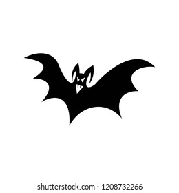 Ghost vampire, the ghostly and spooky silhouette of bat to attribute to halloween