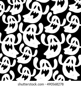 ghost vector halloween spooky illustration cartoon fear