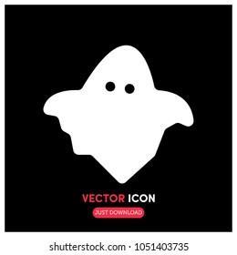 Ghost Vector Icon Illustration