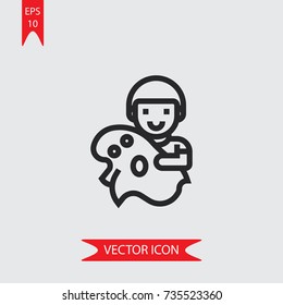Ghost vector icon, illustration symbol