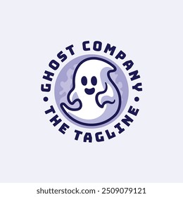 Ghost vector icon mascot logo