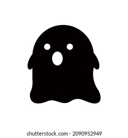 ghost vector icon, spooky, scary, horros symbol. Modern,simple flat vector illustration for web site or mobile app