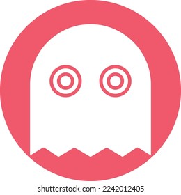 Ghost Vector Icon, geeignet für kommerzielle Arbeit und leicht zu ändern oder zu bearbeiten
