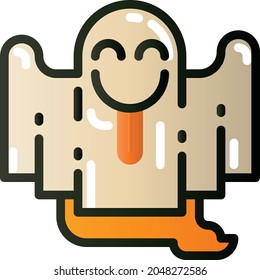 Ghost vector illustration design flat