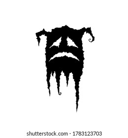 Ghost. Vector illustration. Isolated. Demon on a white background.