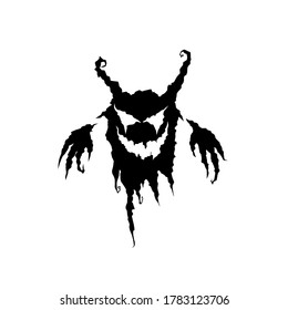 Ghost. Vector illustration. Isolated. Demon on a white background.