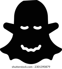 ghost Vector illustration on a transparent background. Premium quality symmbols. Glyphs vector icons for concept and graphic design.