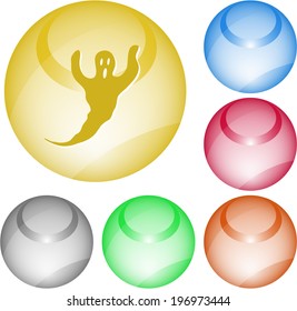 Ghost. Vector interface element.