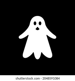 ghost vector. logo design and icon logo with simple style.