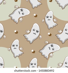 Ghost vector pattern graphic design