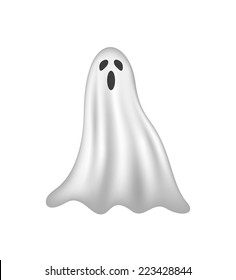 Ghost in white design
