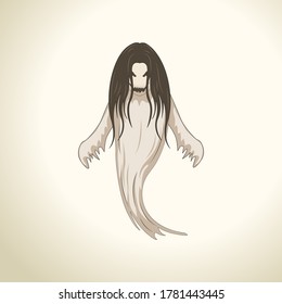 50 Long Hair Ghost Dress Stock Vectors, Images & Vector Art | Shutterstock