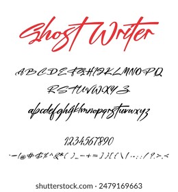 Ghost Writer is a signature, dynamic handcrafted font great for branding, logos, logotypes, clothing, posters, magazines, and other design projects. This font is PUA encoded, which means you can acces