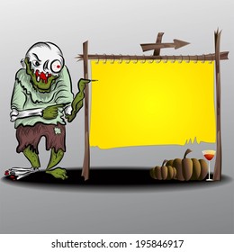 Ghost and yellow frame