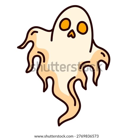 ghostly figure with shredded fabric style robe