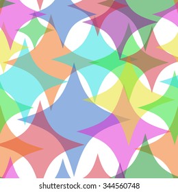 Ghostly Stars. Seamless Texture for background image on websites, e-mails.