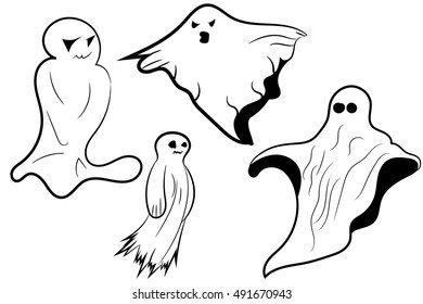 ghosts for Halloween