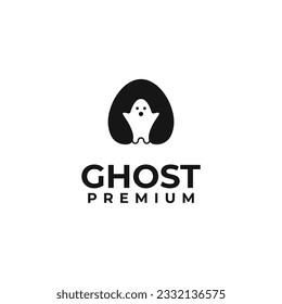 Ghosts Logo Design Concept Vector Illustration Symbol Icon