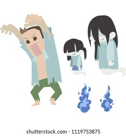 Ghosts and Monsters set