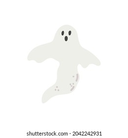 Ghosts on transparent background vector illustration eps 10